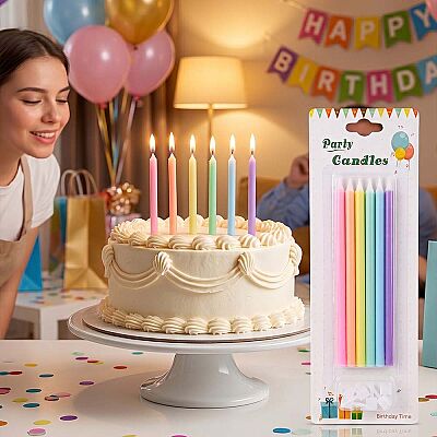 Macaron Birthday Candles 14cm - 1