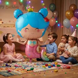 Magical Mermaid Princess Balloon - 1