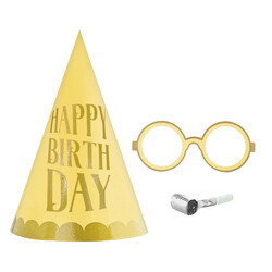 Makaron Renkler Happy Birthday Kotyon Set - Kikajoy (1)