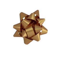 Matte Metallic Gold Gift Bows - No:2 - (1)