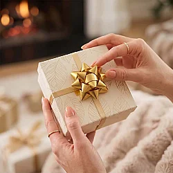 Matte Metallic Gold Gift Bows - No:2 - 1