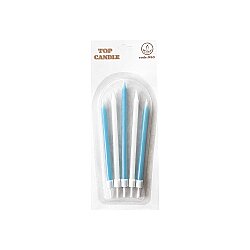 Mavi Beyaz Makaron Pasta Mum Seti 5 Parça - 2