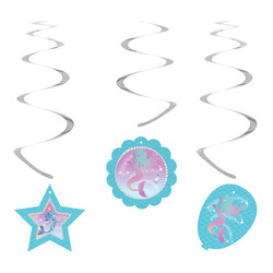 Mermaid Paper Swirl Decoration - (1)
