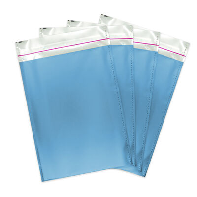 Metallic Blue Foil Mailing Bags 35x50 - 1