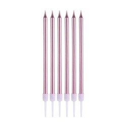 Metallic Bronze Birthday Candles - 2