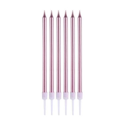 Metallic Bronze Birthday Candles - 2