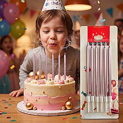 Metallic Bronze Birthday Candles - 1