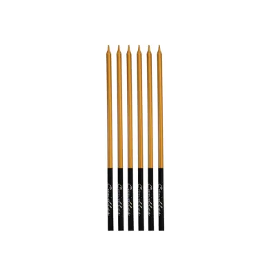Metallic Gold Birthday Candles - 2