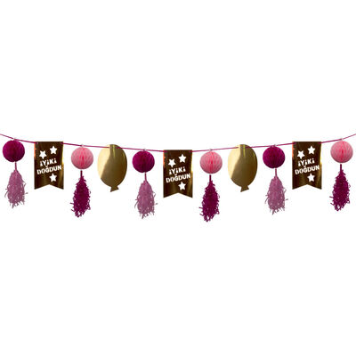 Metallic Honeycomb Decorations - 2
