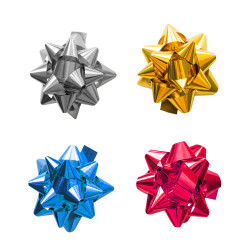 Metallic Mixed Color Gift Bows - No:5 - (1)