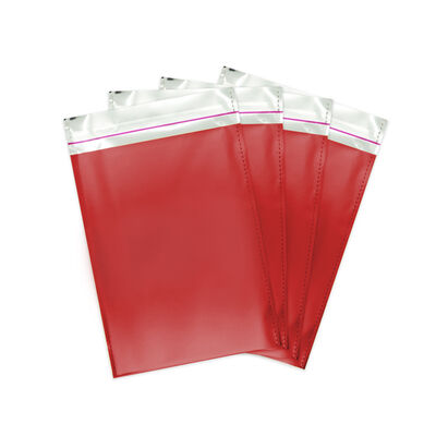 Metallic Red Foil Mailing Bags 17x25 - 1