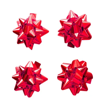 Metallic Red Gift Bows - No:5 - 2