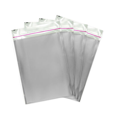 Metallic Silver Foil Mailing Bags 30x35 - 1