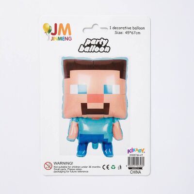 Minecraft Steve 3D Foil Balloon - 2