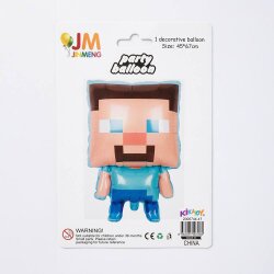 Minecraft Steve Şekilli Folyo Balon - 2