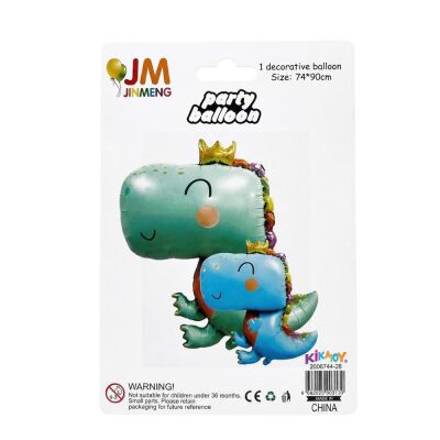 Mint Green Dinosaur with Gold Crown - 2