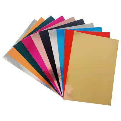 Mixed Color Metallic Construction Paper - 2