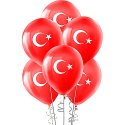 Moon Star Latex Balloons 11