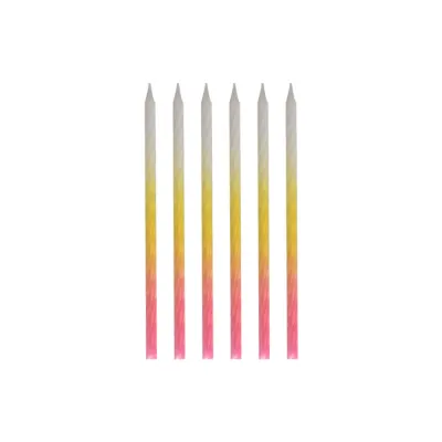 Multi Color Party Candles - No:2 - 2