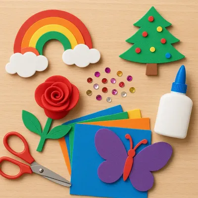 Multi Color EVA Craft Foam Sheet - 1