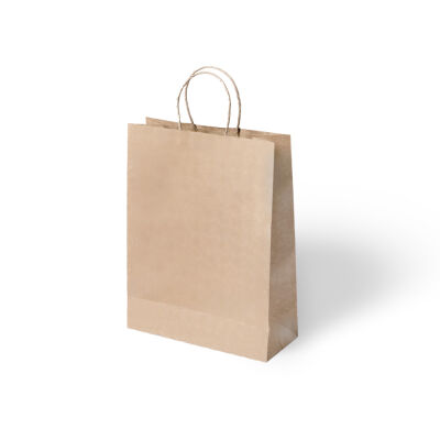 Naturel Büküm Saplı Kraft Çanta 15x20cm - 1