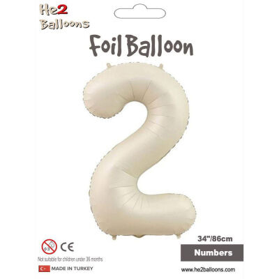 Number 2 Cream 34 inch - 1
