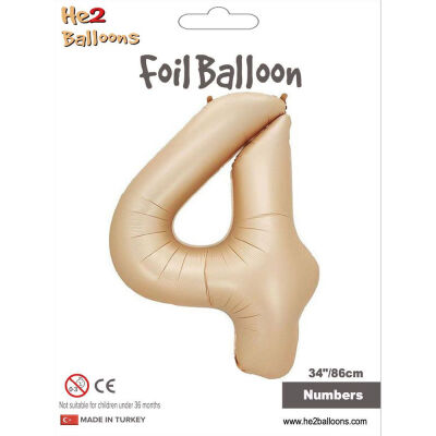 Number 4 Caramel 34 inch - 1
