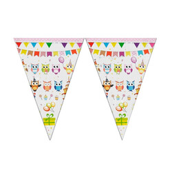 Owls Triangle Flag Banner - 2