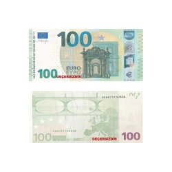 Oyuncak Kağıt Para 100 Euro - Kikajoy