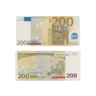 Oyuncak Kağıt Para 200 Euro - 1