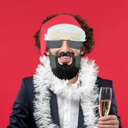 Santa Clause Parti Gözlüğü - 1