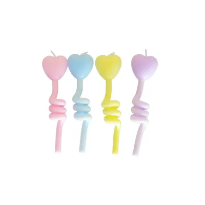 Party Candles - Heart - 2