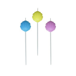 Party Candles - Seashell - 2