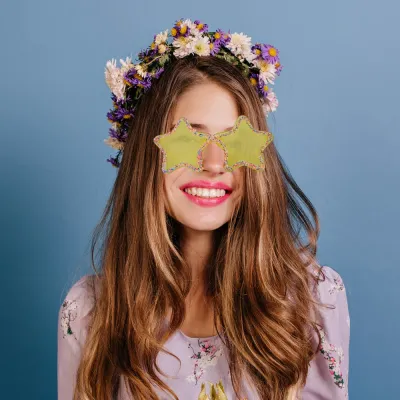 Party Glasses - Yellow Star - 2
