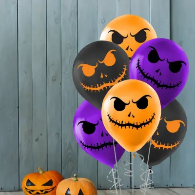 Cadılar Bayramı Baskılı Pastel Balon 12