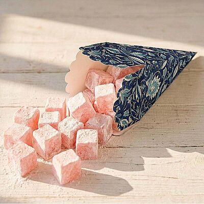 Patterned Gift Cone Box - Special Event Favor & Candy Packaging - 1
