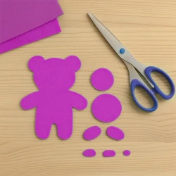 Pink Craft Felt Sheet - 1