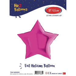 Pink Foil Balloon - Heart - 2
