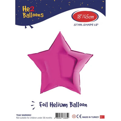 Pink Foil Balloon - Heart - 2