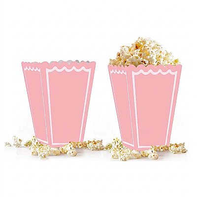 Pink Pastel Popcorn Boxes - 1