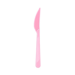 Pink Plastic Knives - 2