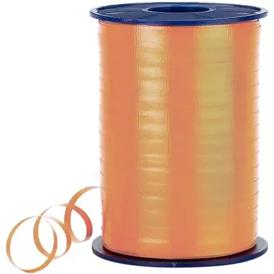Plain Orange Curling Ribbon - 1