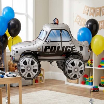 Polis Arabası Şekilli 4D Folyo Balon - 2