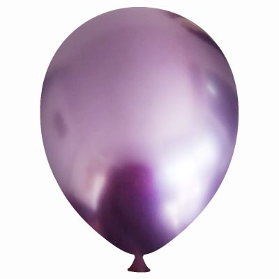 Purple Chrome Balloons 12