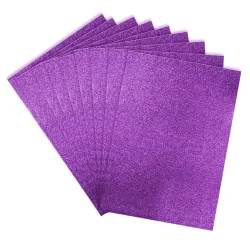 Purple Glitter EVA Craft Foam Sheet - 2