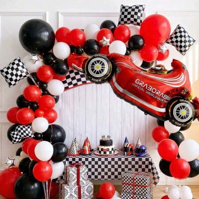 Race Car Foil Balloon - 1
