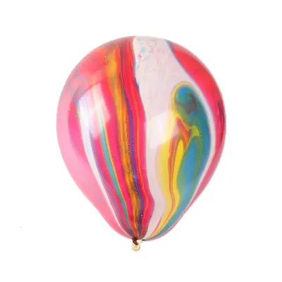Rainbow Marble Pastel Balloons 12