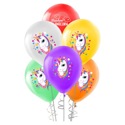 Rainbow Unicorn Balloons - 2