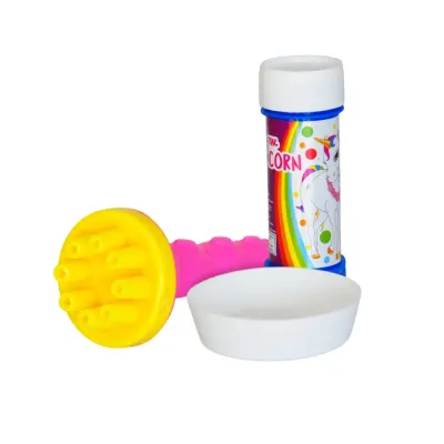 Rainbow Unicorn Bubbles & Blower Set - 1