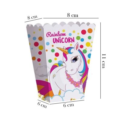 Rainbow Unicorn Popcorn Boxes - 2